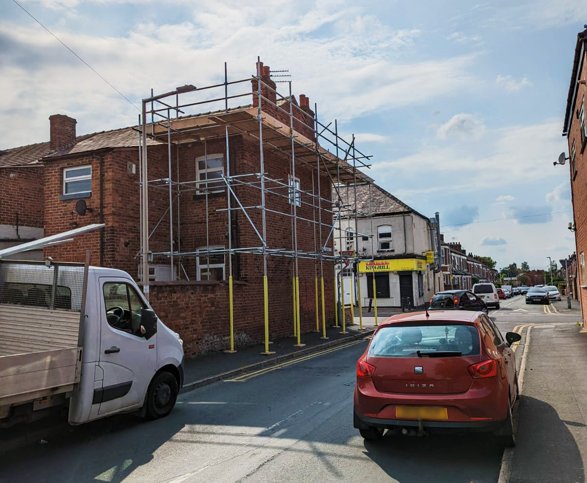 domestic scaffolding services in Manchester